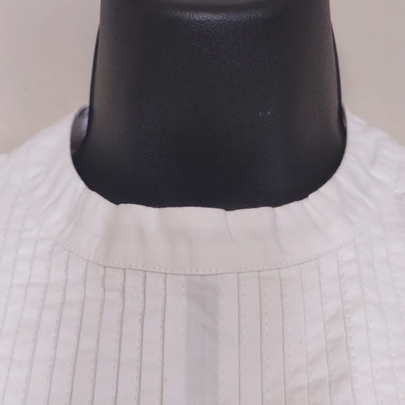 Piper By Townsen Beaded Ruffle Tunic Dress XS White - Picture 9 of 9